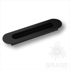 Ручка врезная современная классика, чёрный 160 мм